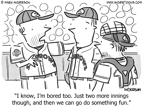 Baseball Cartoon.