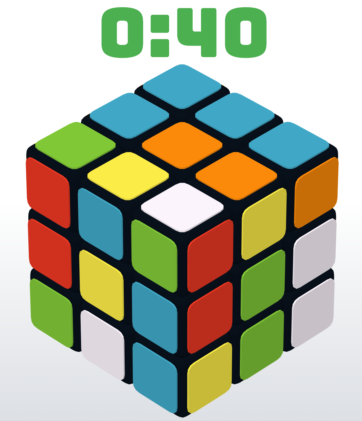 rubiks cube timer where you can choose your own picture
