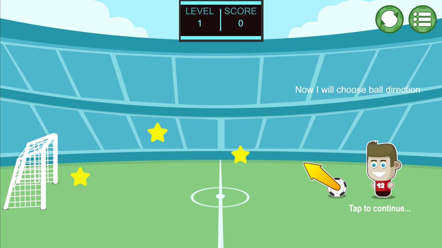 Play Footstar Game Online Html Soccer Physics Game