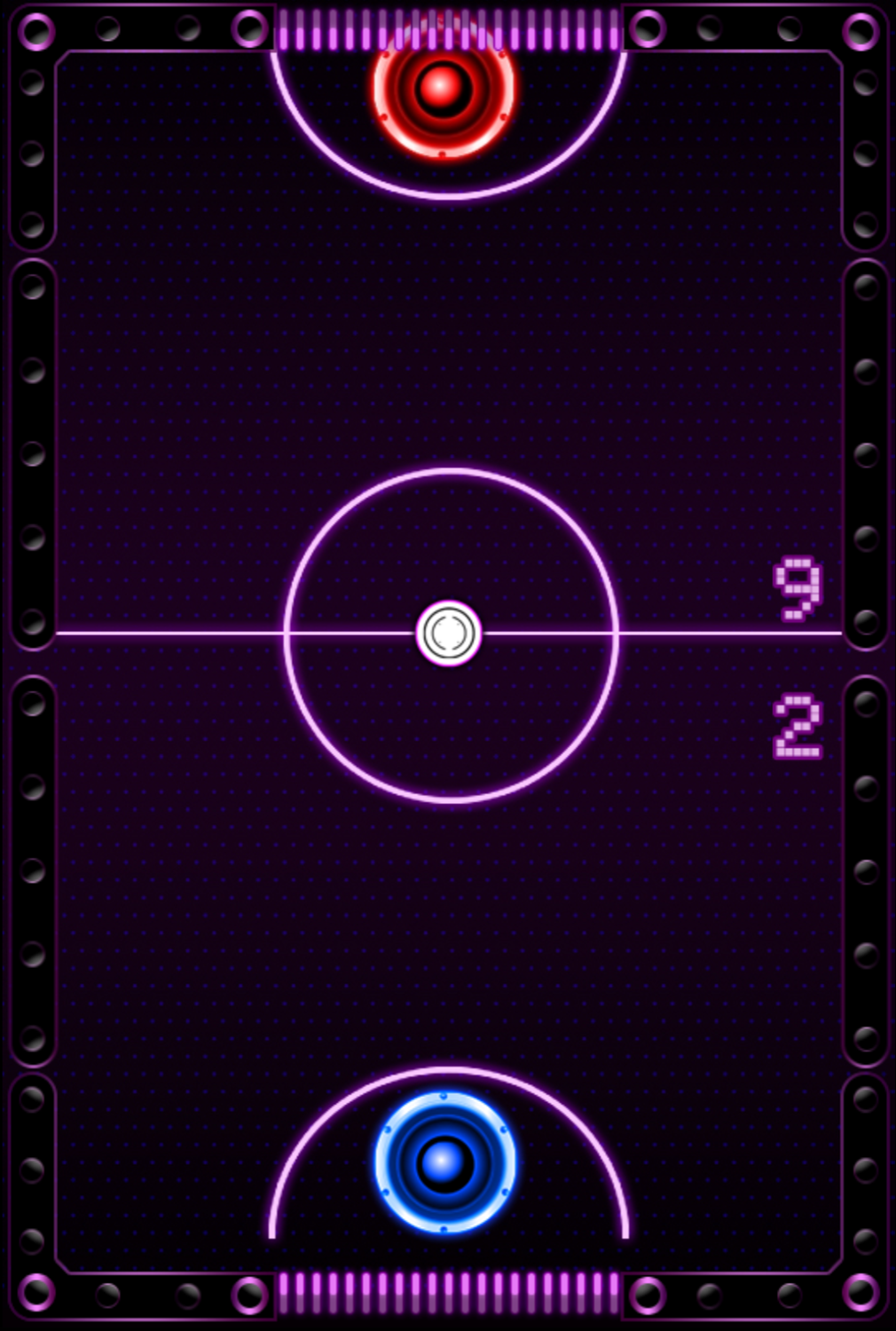 Neon Air Hockey HTML5 Game Play Airhockey Online for Free
