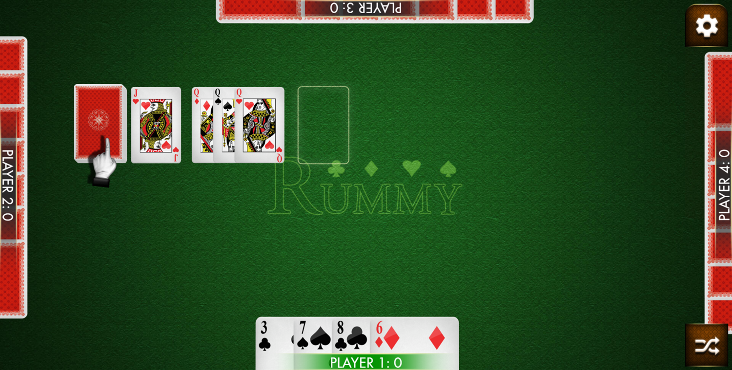 Rummy Card Game.