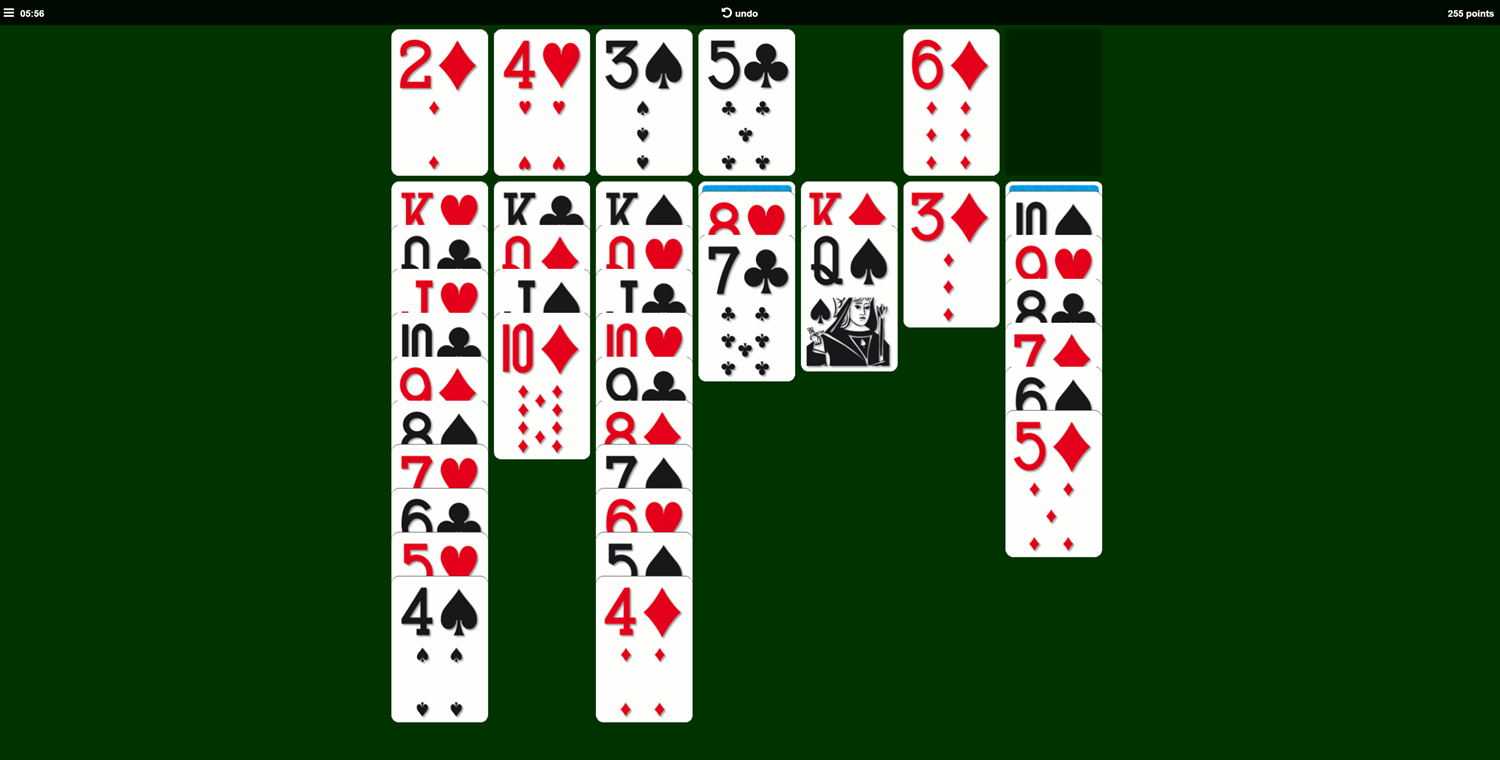 free online solitaire card game